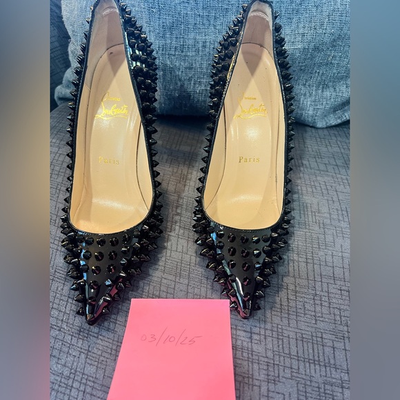 Christian Louboutin Pigalle Spikes Patent - Picture 7 of 9